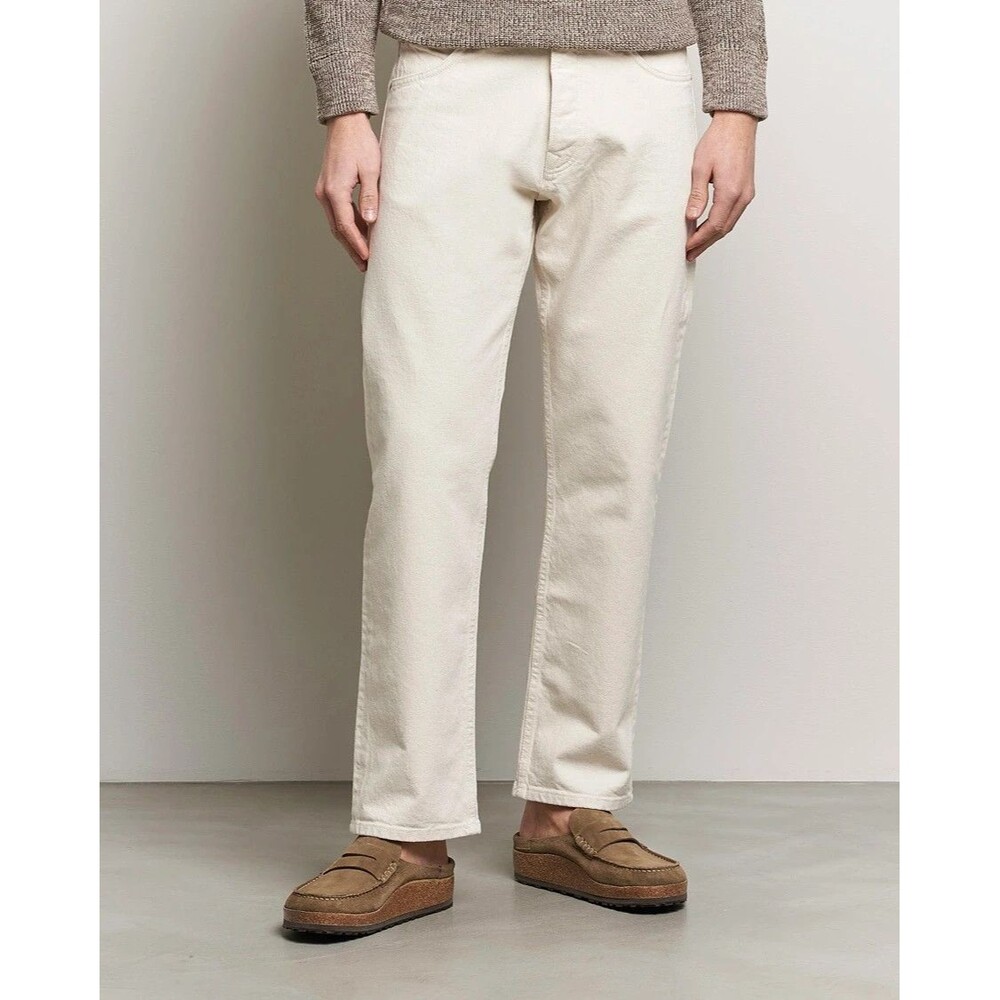 NN07 Jeans Mens Size 31x32 Off White Straight Fit SONNY in Ivory $245